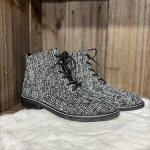 Women’s NYDJ Tweed Eileen Ankle Boots 6.5